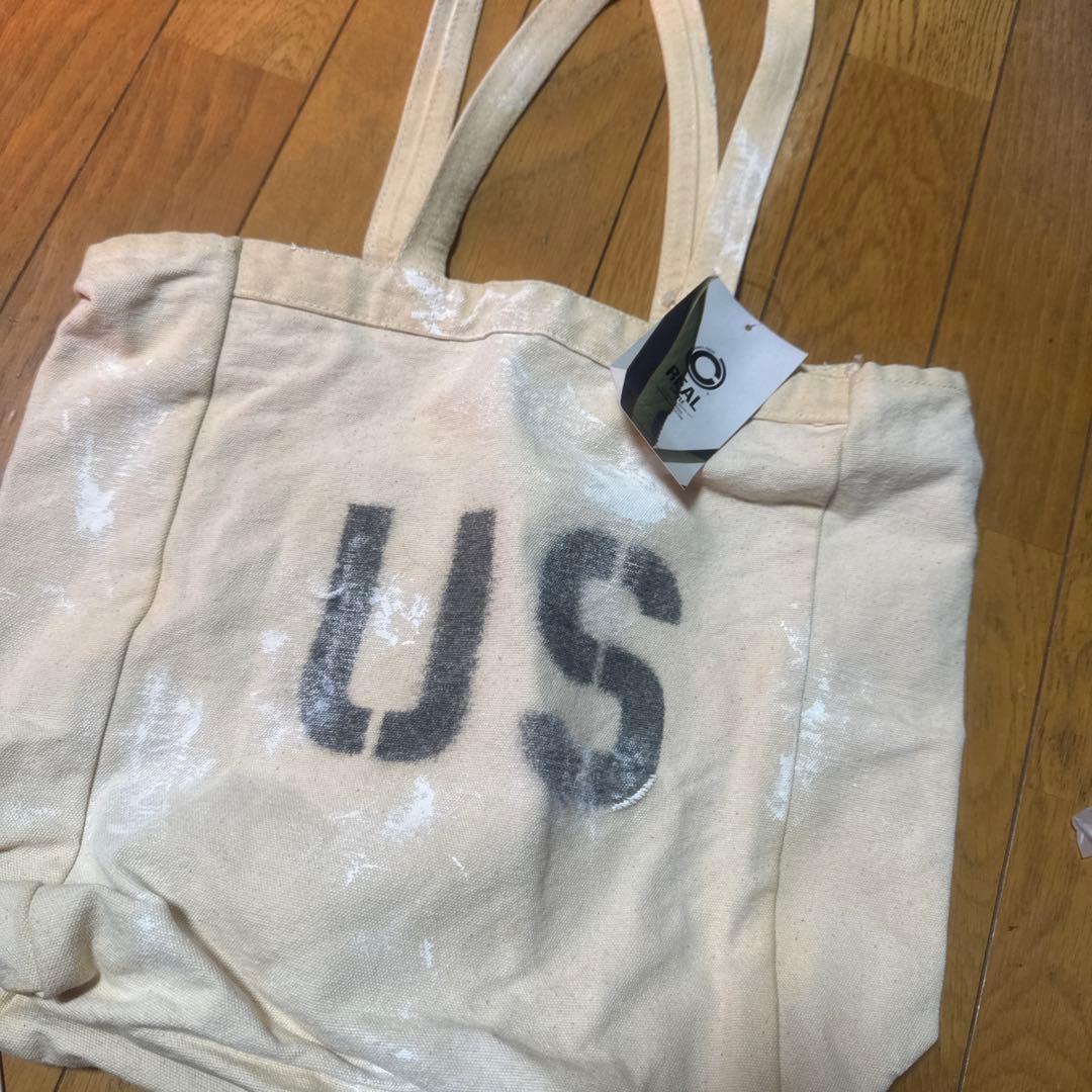 cloveru USロゴプリント トートバッグ