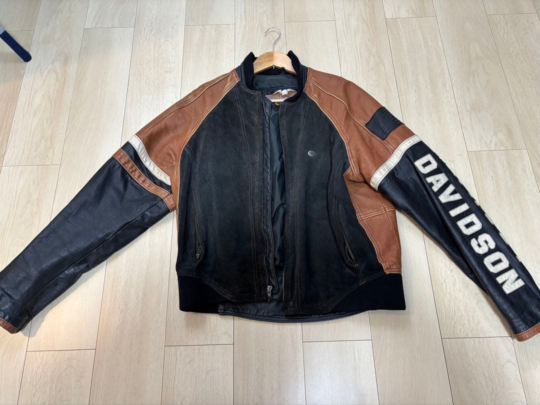 Harley-Davidson レザージャケット 黒茶