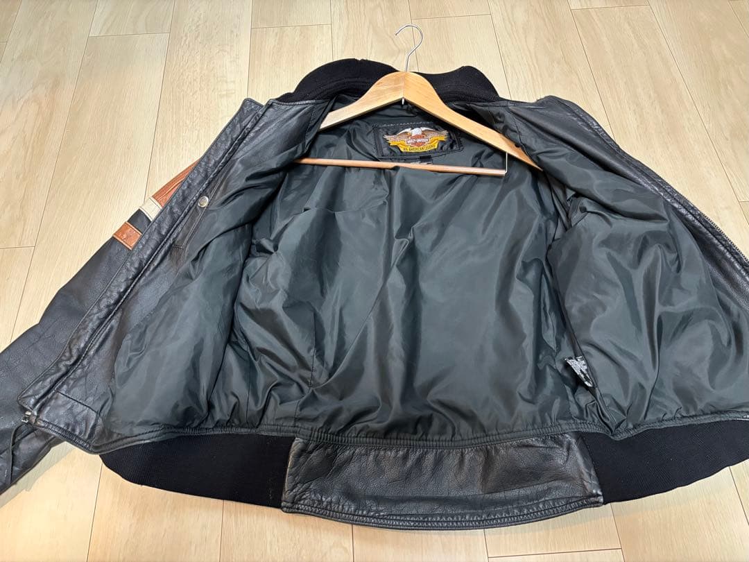 Harley-Davidson レザージャケット 黒茶
