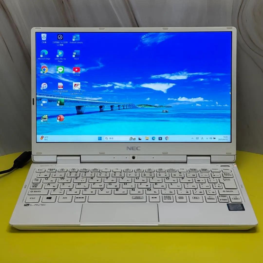 今だけ価格！動作確認済み NEC11.6型ノートPC 持ち歩き◎Office付！