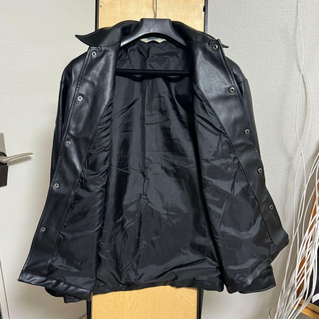 『新品未使用』 Backers PU コーチジャケット メンズ レザー アウター