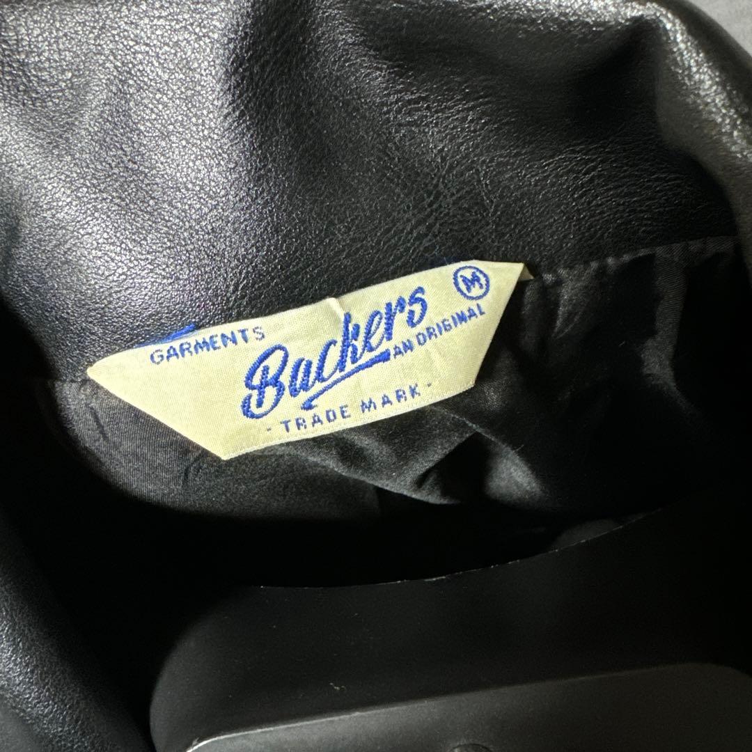 『新品未使用』 Backers PU コーチジャケット メンズ レザー アウター