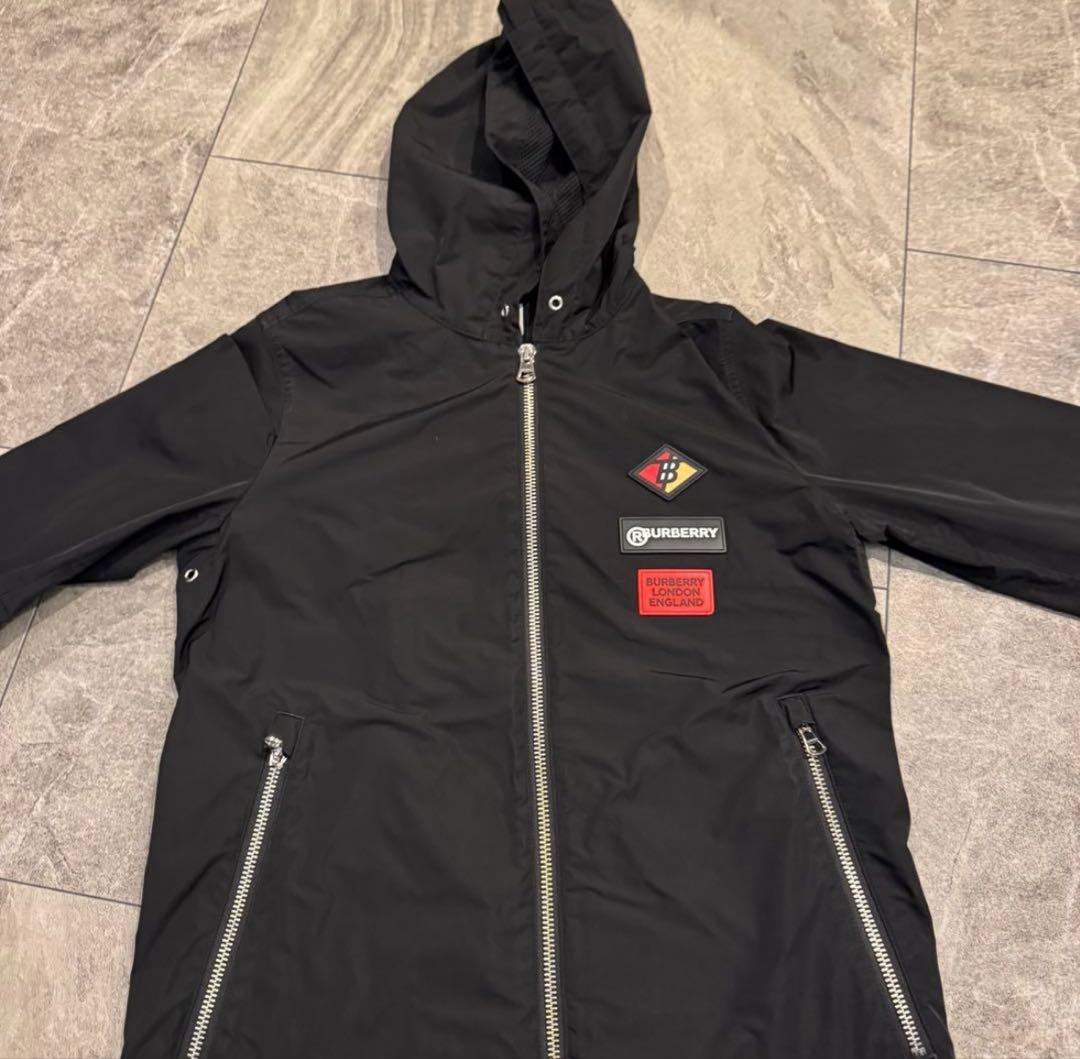 Burberry バーバリー　ナイロンジャケット　ブラック　Sサイズ