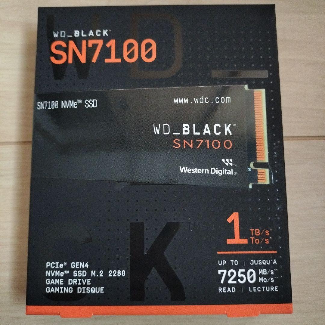 新品 未開封WD_Black SN7100 WDS100T4X0E 未開封1個