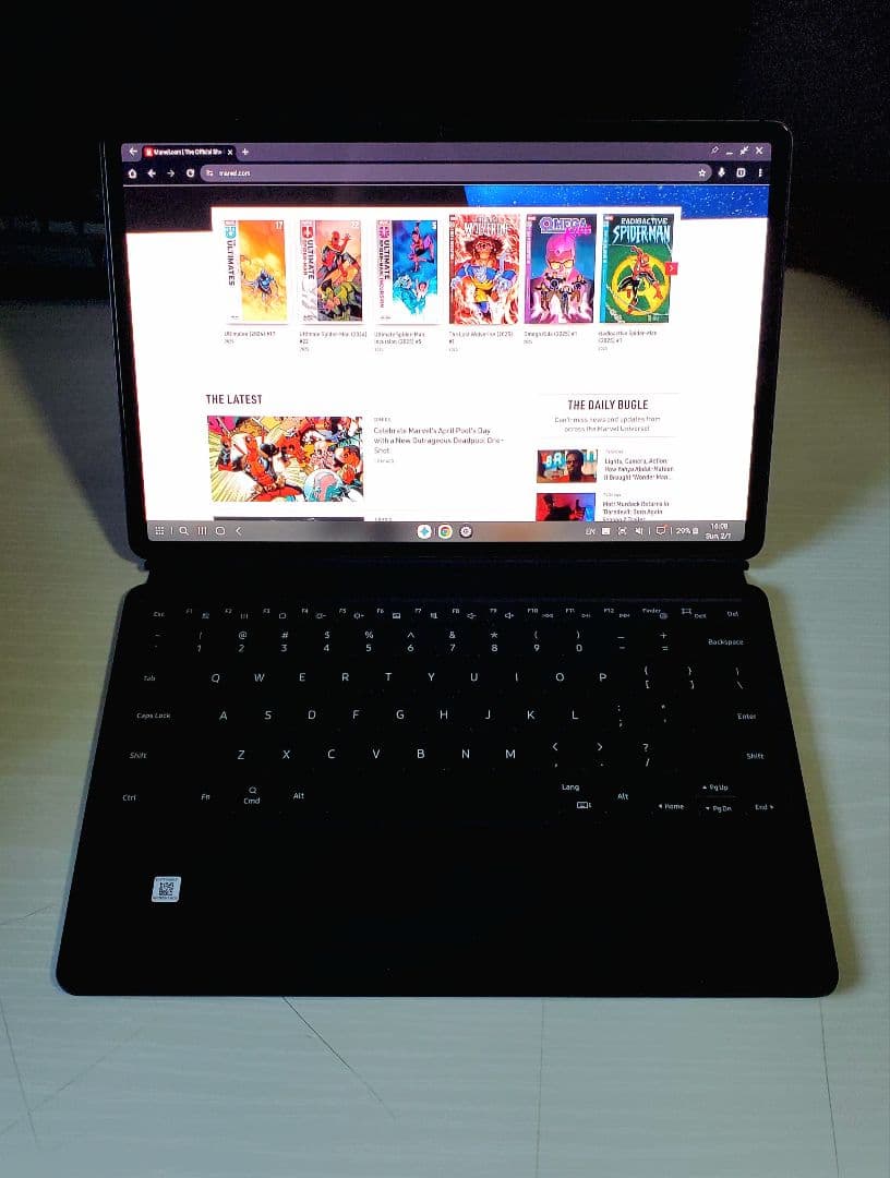 Samsung純正の Galaxy Tab S8+ タブレット本体