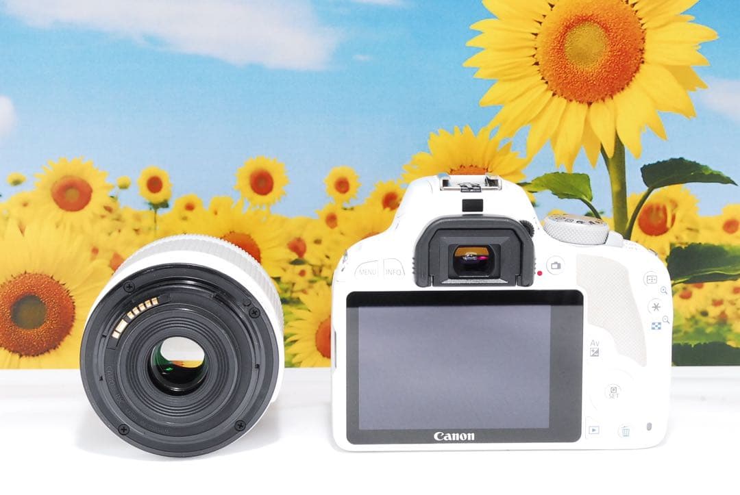 バッグ付き❤️Canon EOS kiss X7❤️超望遠レンズセット❤️ホワイト
