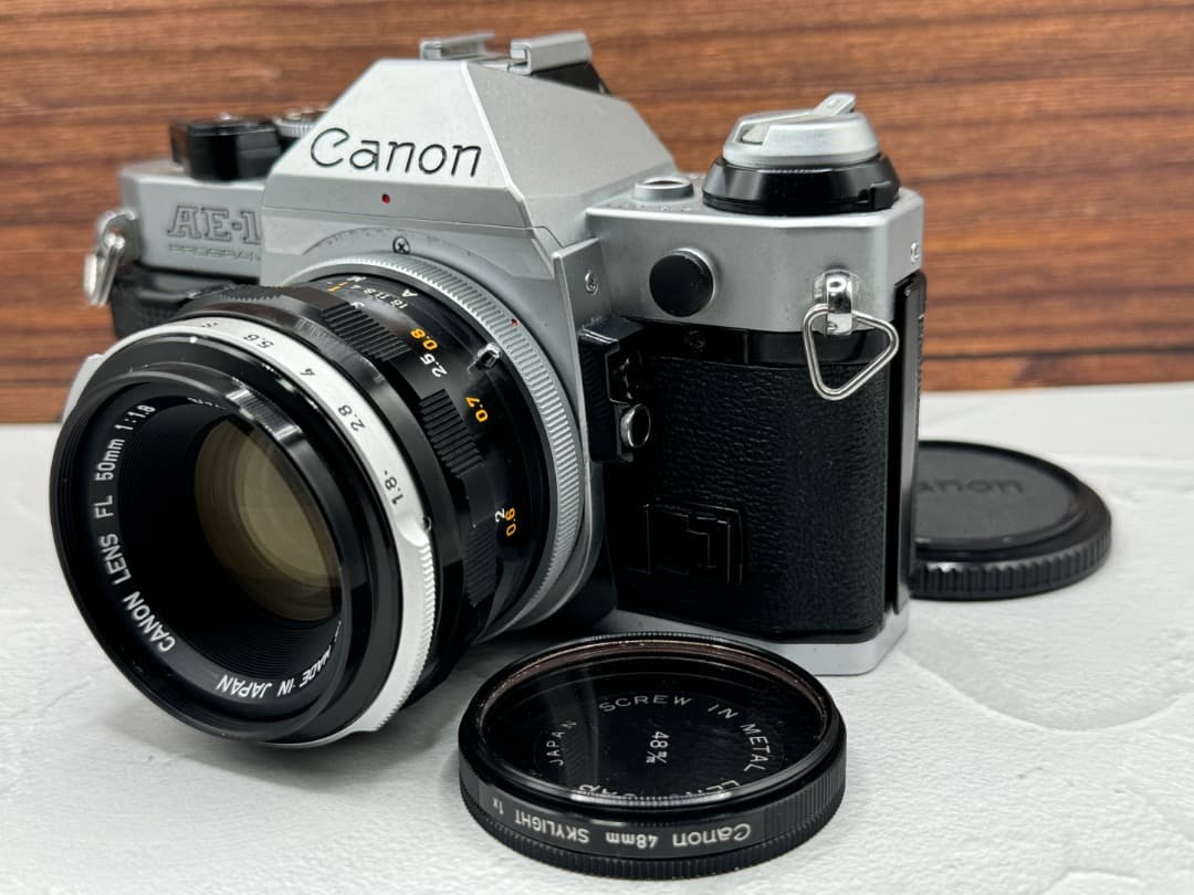 美品 AE-1 PROGRAM + FL50mm F1.8 + フィルター