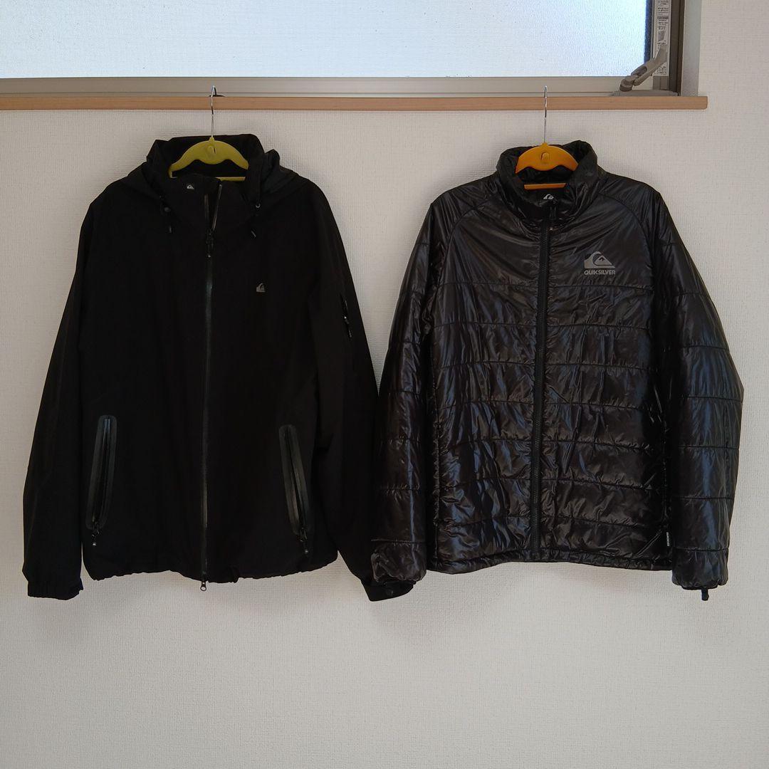 美品 クイックシルバー　3Way AG47 ダウンジャケット