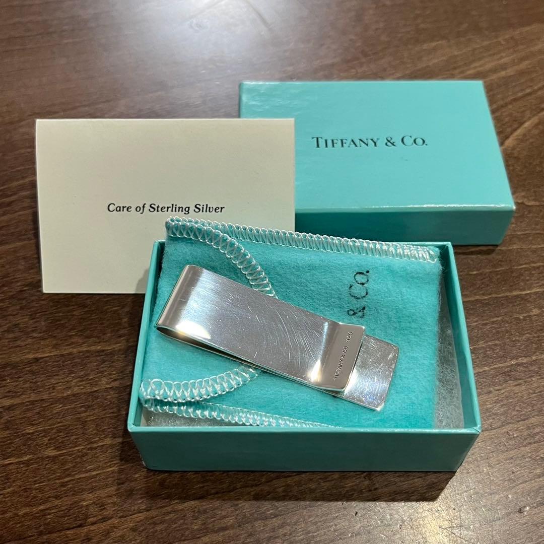 TIFFANY&Co. 　ティファニー　マネークリップ　美品　SV925　箱付き