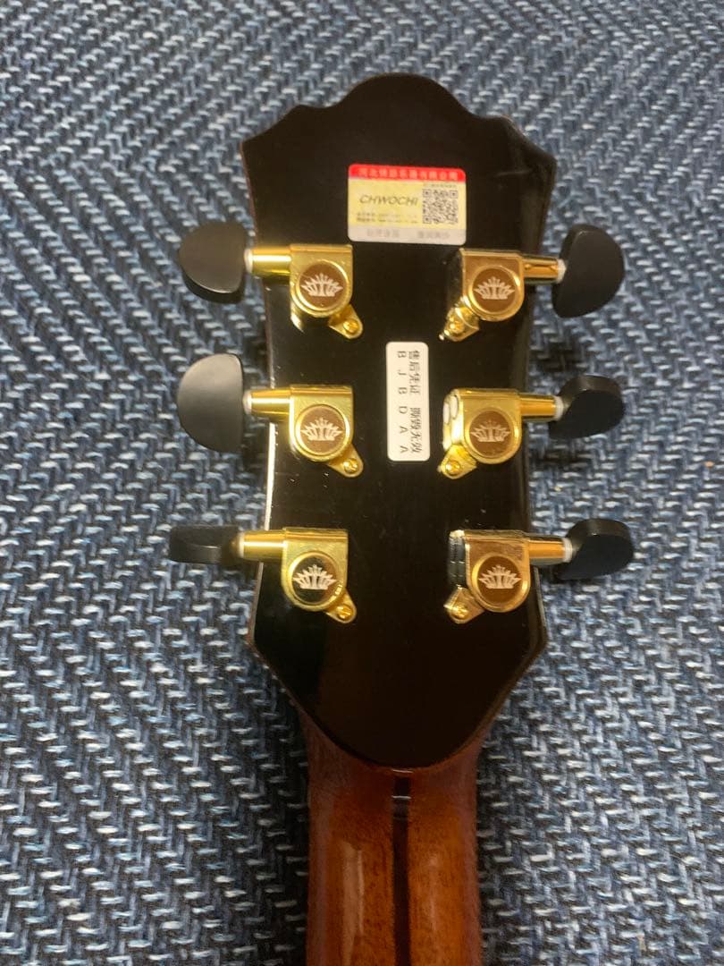 アコースティックギター　豪華インレイ　新品未使用　フォークギター