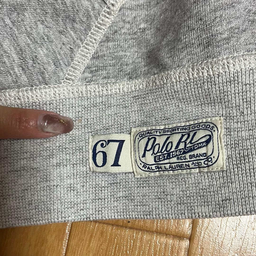 現行 タグ ポロ ラルフローレン メンズ タイガー ワッペン パーカー M