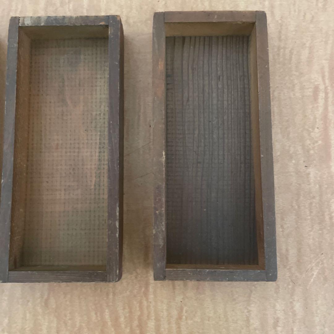 【珍しい小型】B50-3/活版印刷所で使われていた小箱（文選箱）40枚