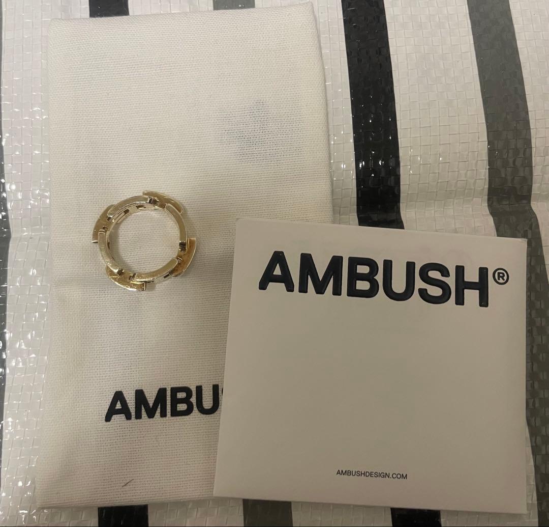最安値！AMBUSH A CHAIN RING Aチェーンリング GOLD