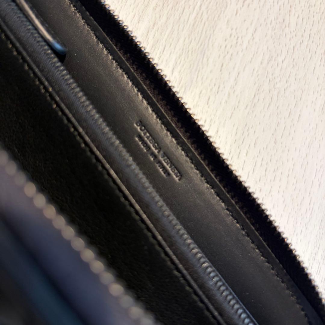 【未使用品】ボッテガ・ヴェネタ　BOTTEGA VENETA 長財布　ブラック