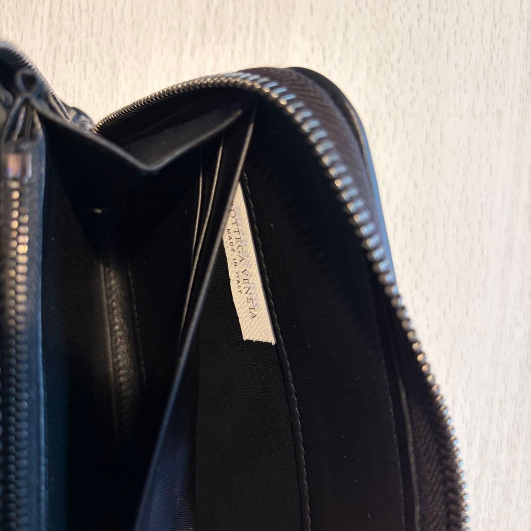 【未使用品】ボッテガ・ヴェネタ　BOTTEGA VENETA 長財布　ブラック