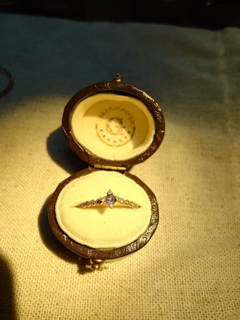 アレキサンドライト　リング　k10 10〜11号