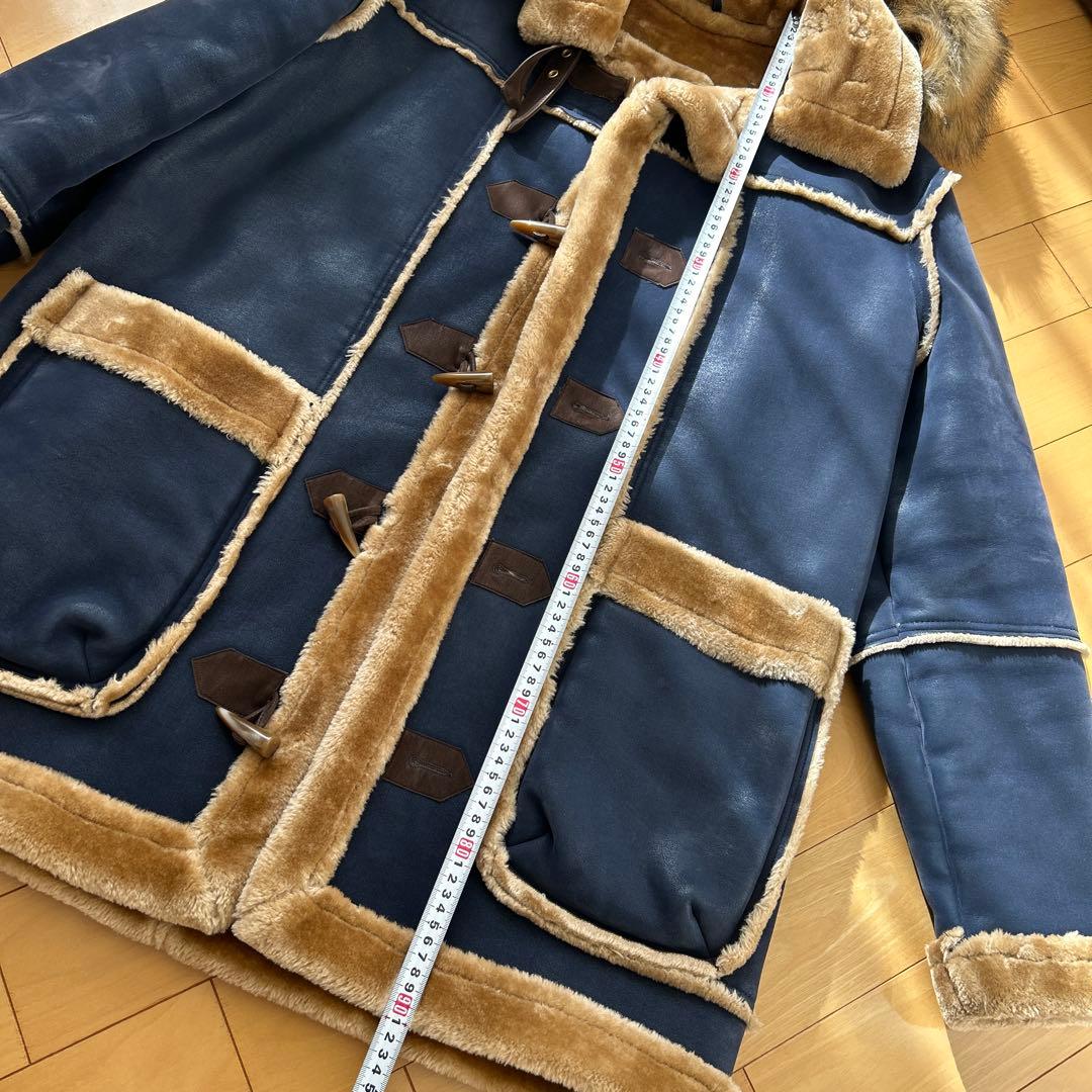 ☆お値下げしました☆Jordan CraigファーコートXLサイズ ネイビー