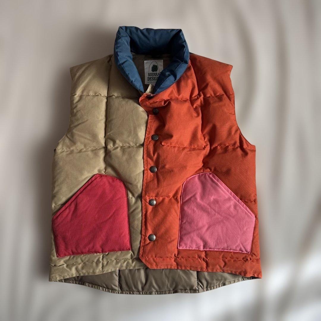 ⭐︎美品⭐︎SIERRA DESIGNS キルティングダウンベスト　クレイジー