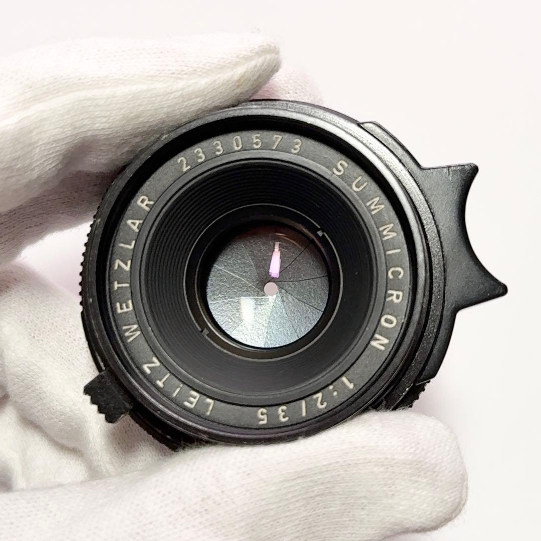 【希少】ツノ付き ズミクロン35mm F2【６枚玉】ドイツ製12504フード付き