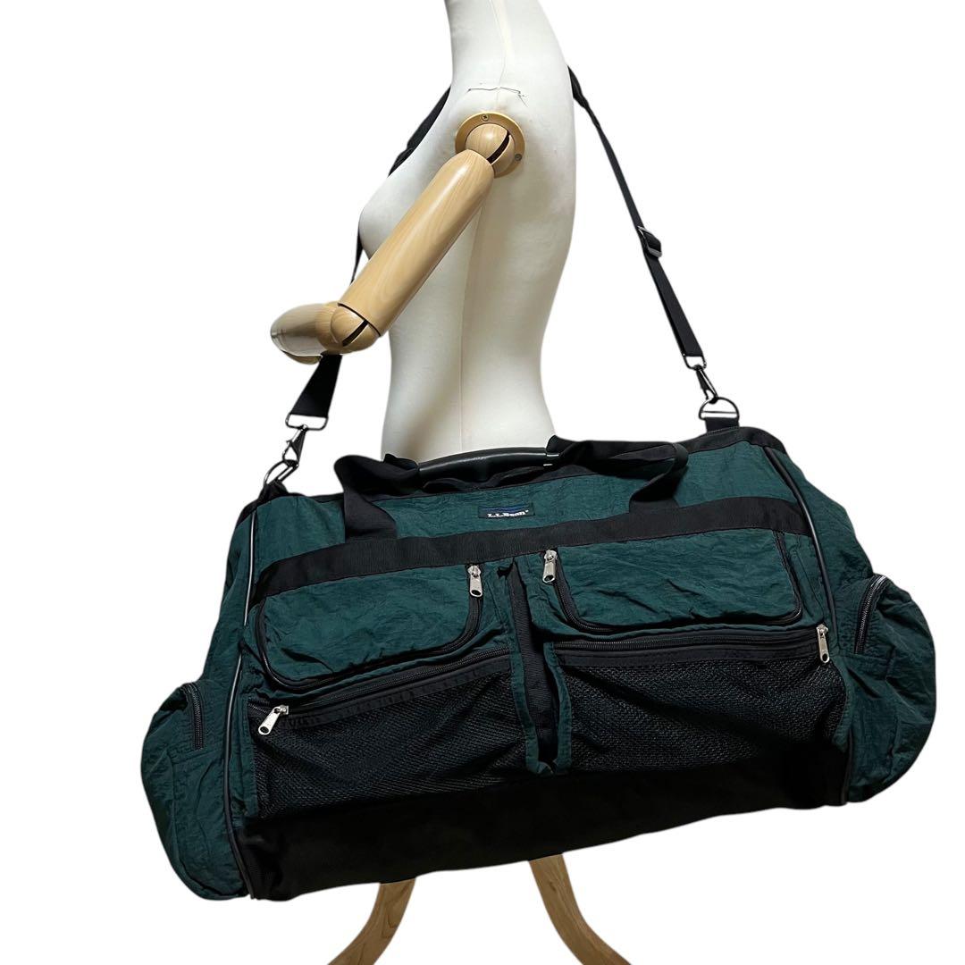 L.L.Bean 90s ボストンバッグ ビンテージ グリーン USA製