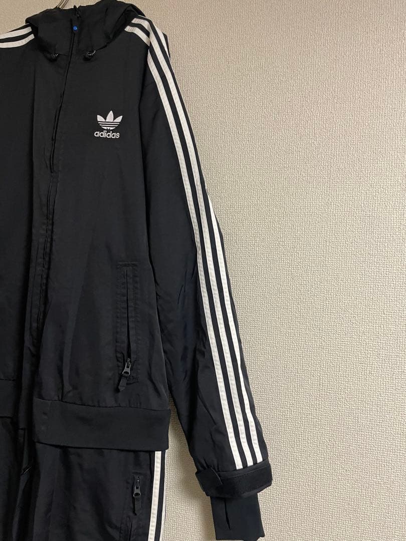 アディダスオリジナルス スノーボードウエア つなぎ 黒×白 ファイヤーバード