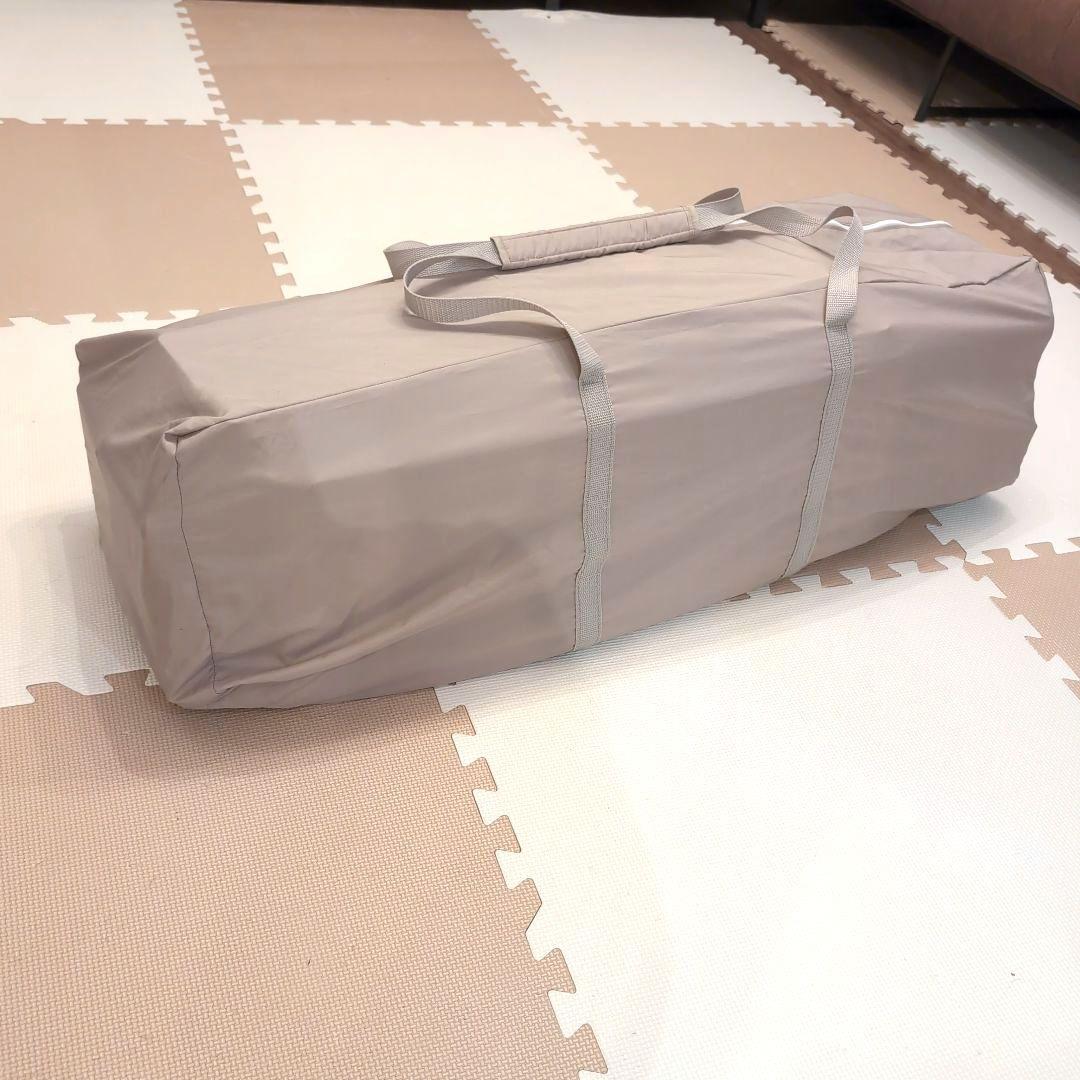 【土日発送】アップリカ　折り畳みミニベビーベッド　ココネルエアー　ココアブラウン