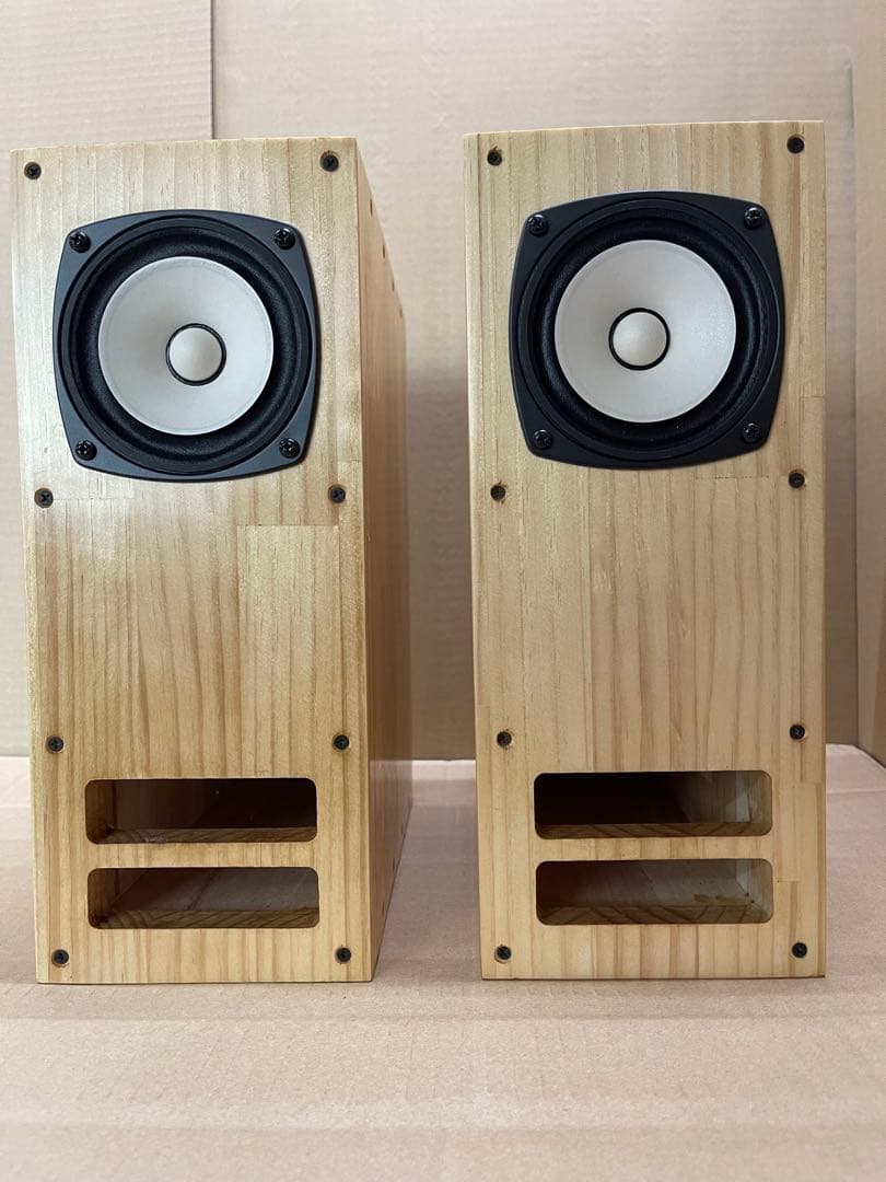 FOSTEX FE103NV2 搭載woodenスピーカー　自作