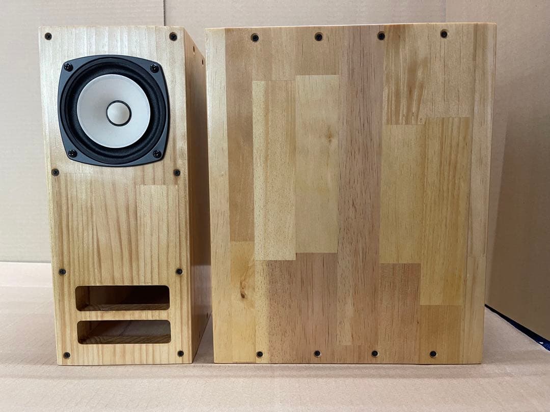 FOSTEX FE103NV2 搭載woodenスピーカー　自作