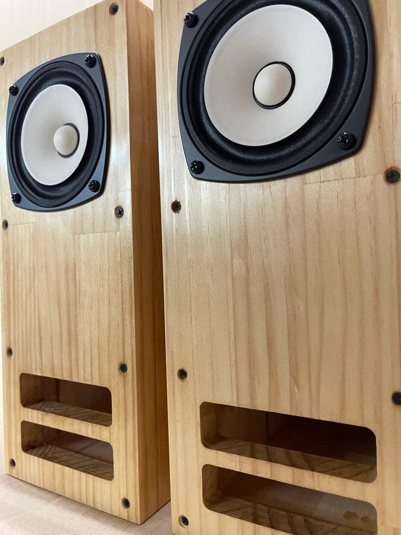 FOSTEX FE103NV2 搭載woodenスピーカー　自作