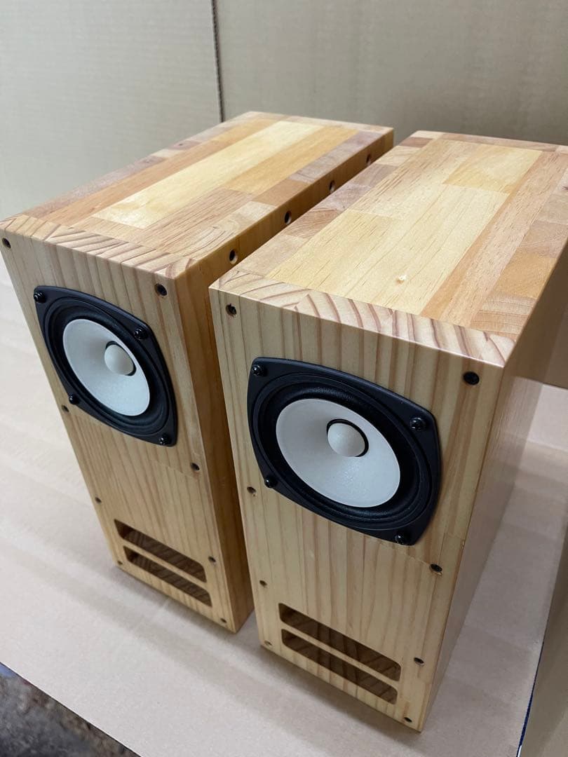 FOSTEX FE103NV2 搭載woodenスピーカー　自作