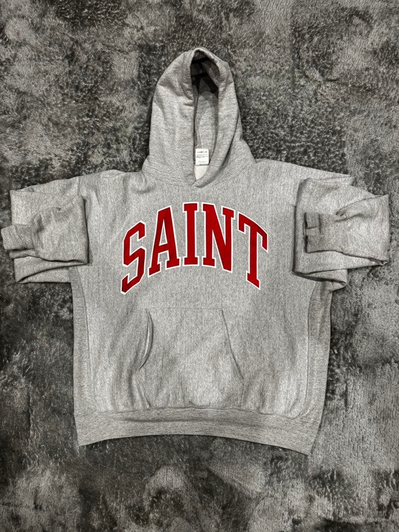 セントマイケル　SAINT Mxxxxxx グレー パーカー セットアップ