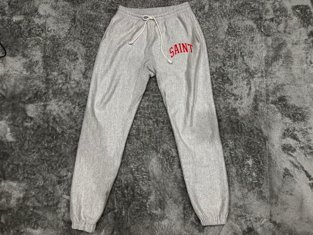 セントマイケル　SAINT Mxxxxxx グレー パーカー セットアップ