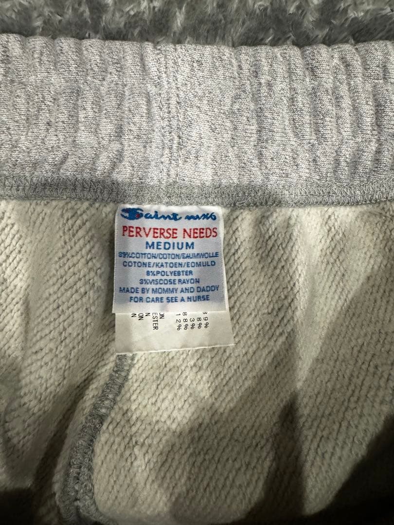 セントマイケル　SAINT Mxxxxxx グレー パーカー セットアップ