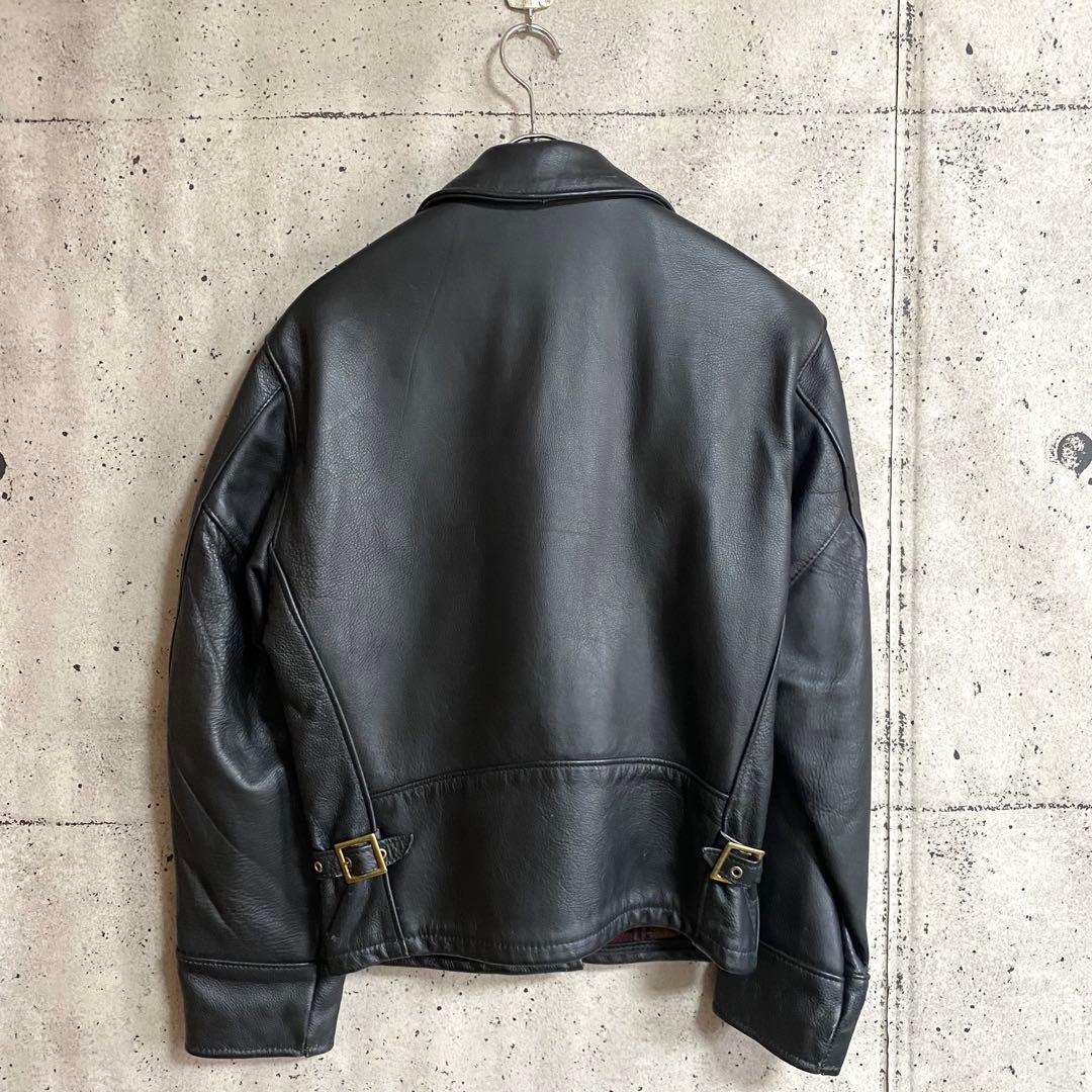 極上品 Schott ショット レザージャケット 38 90s ヴィンテージ 黒