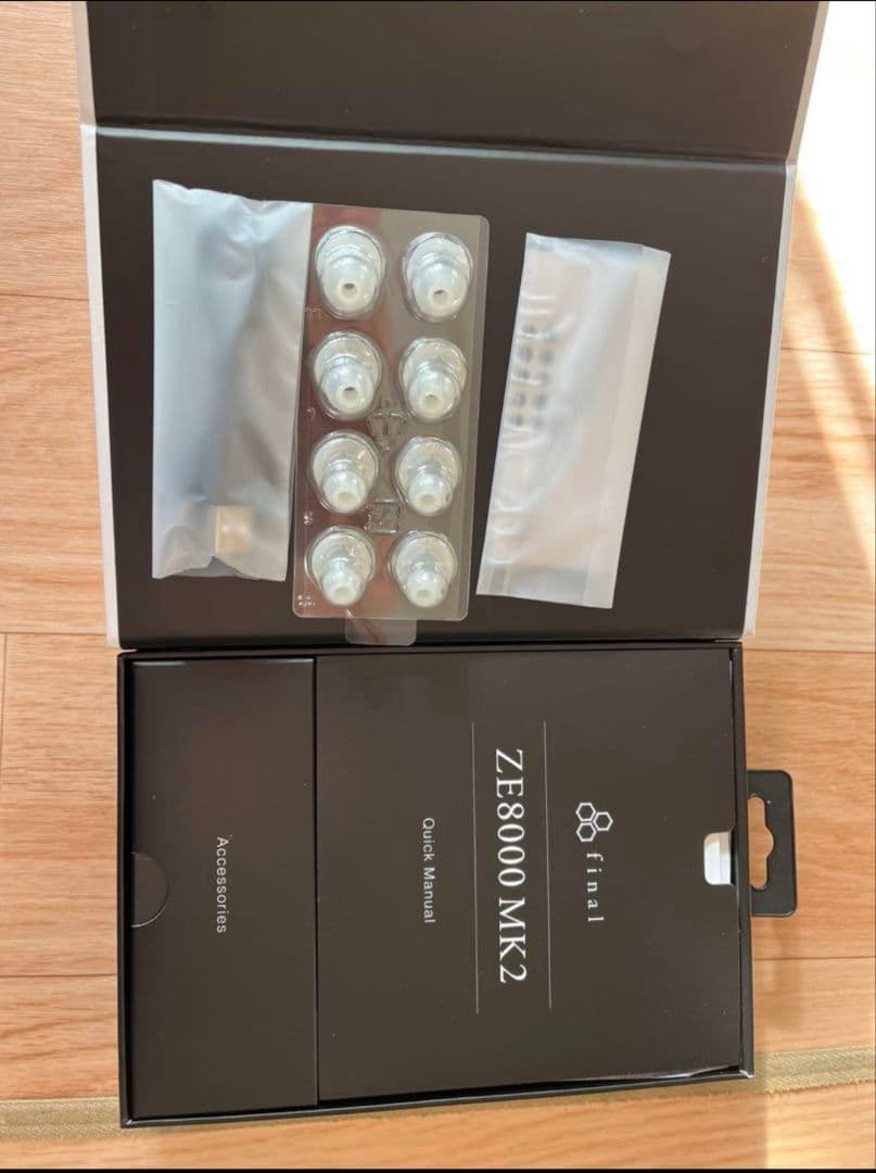 [右側なし]　final ZE8000 MK2 ブラック