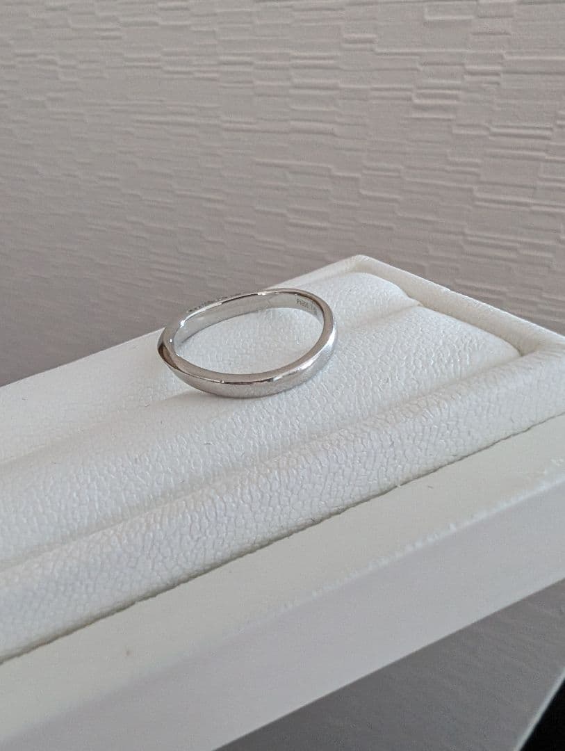 ［美品］俄 niwaka 凛 Pt950 プラチナ ダイヤ リング 8号
