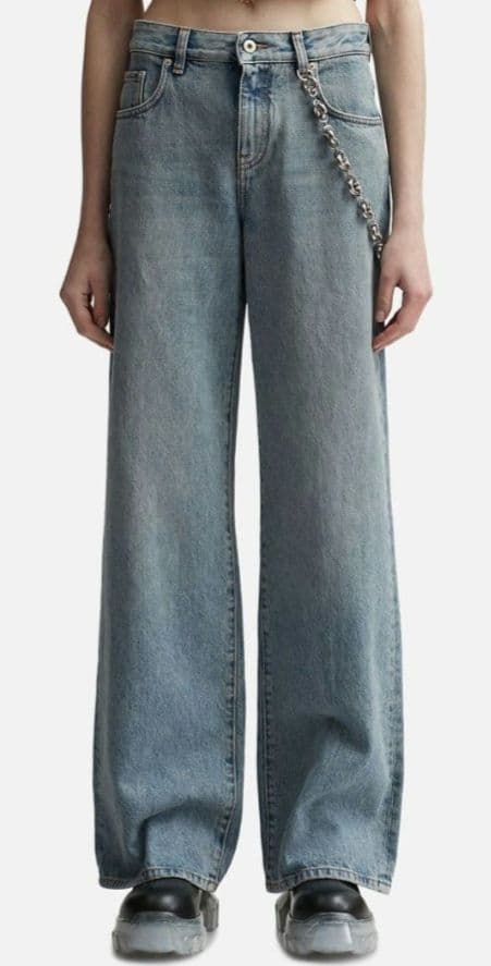 LOEWE　デニムチェーン付き