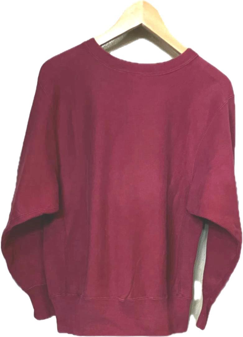 タ*モ様 90s USA製 Champion リバースウィーブ 無地 ワインレッ