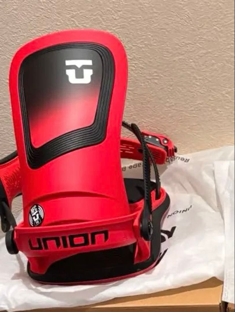 新品24-25Union ULTRA ユニオンウルトラビンディング Mレッド