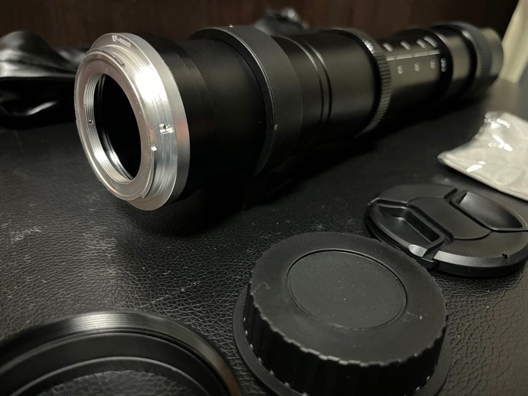 最安値‼️在庫限‼️マウント一体型‼️新品‼️CANON用　超望遠レンズeos kiss