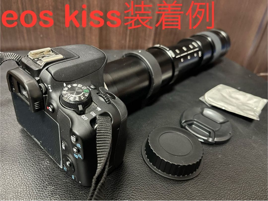 最安値‼️在庫限‼️マウント一体型‼️新品‼️CANON用　超望遠レンズeos kiss