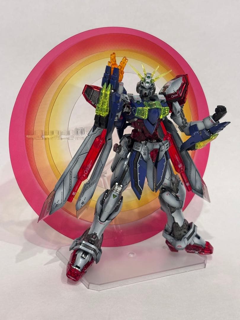 【1/25まで限界値引き！】RGゴッドガンダム+風雲再起セット全塗装完成品