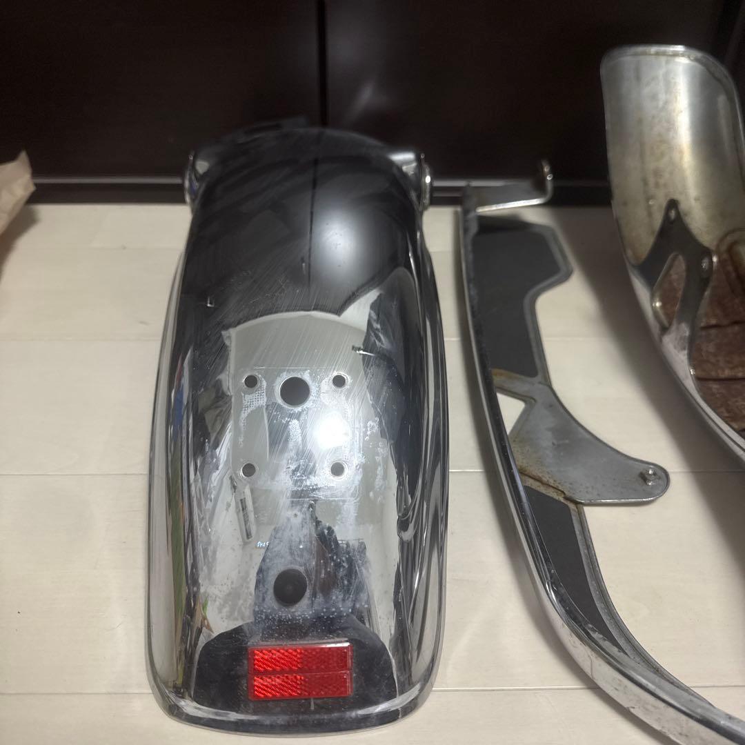 sr400 純正フェンダー　チェーンカバーセット