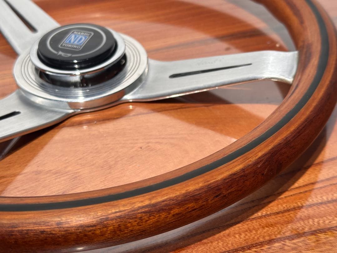 最終価格NARDI クラシック　ウッド　ステアリング　33センチ