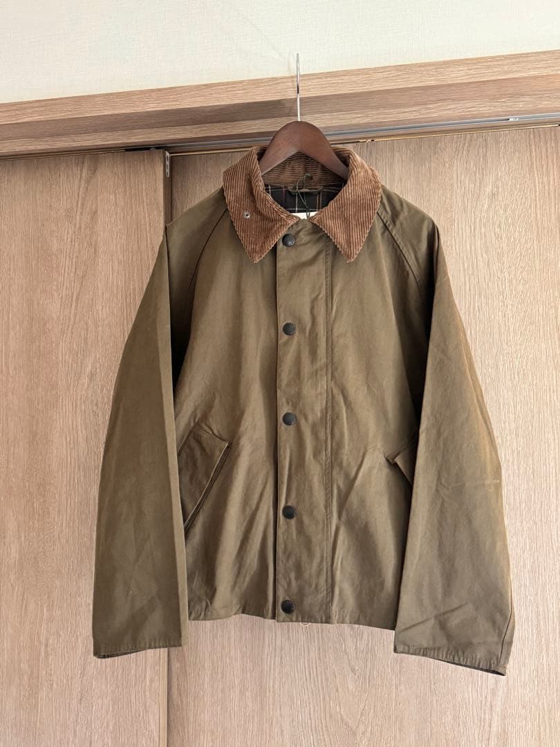 試着のみ　Barbour バブアー トランスポート　ノンオイルドジャケット 38