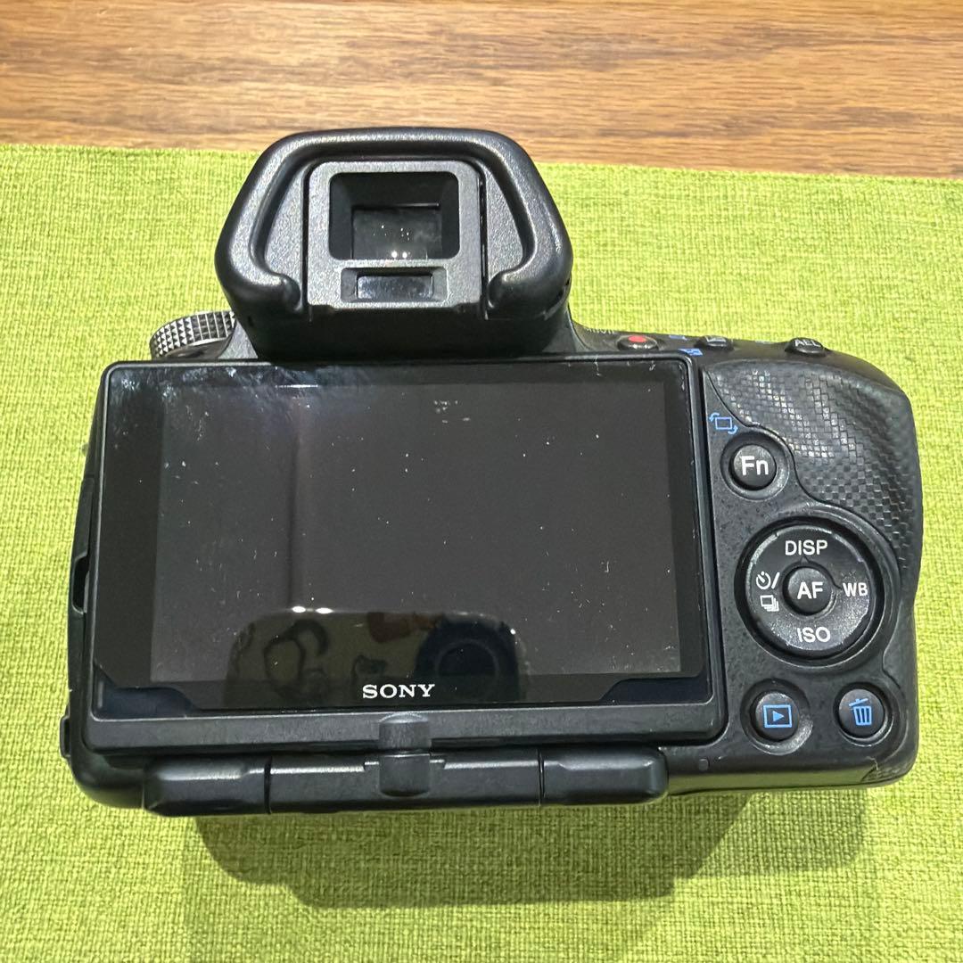 【ジャンク】SONY α55 SLT-A55V フラッシュ HVL-F42AM