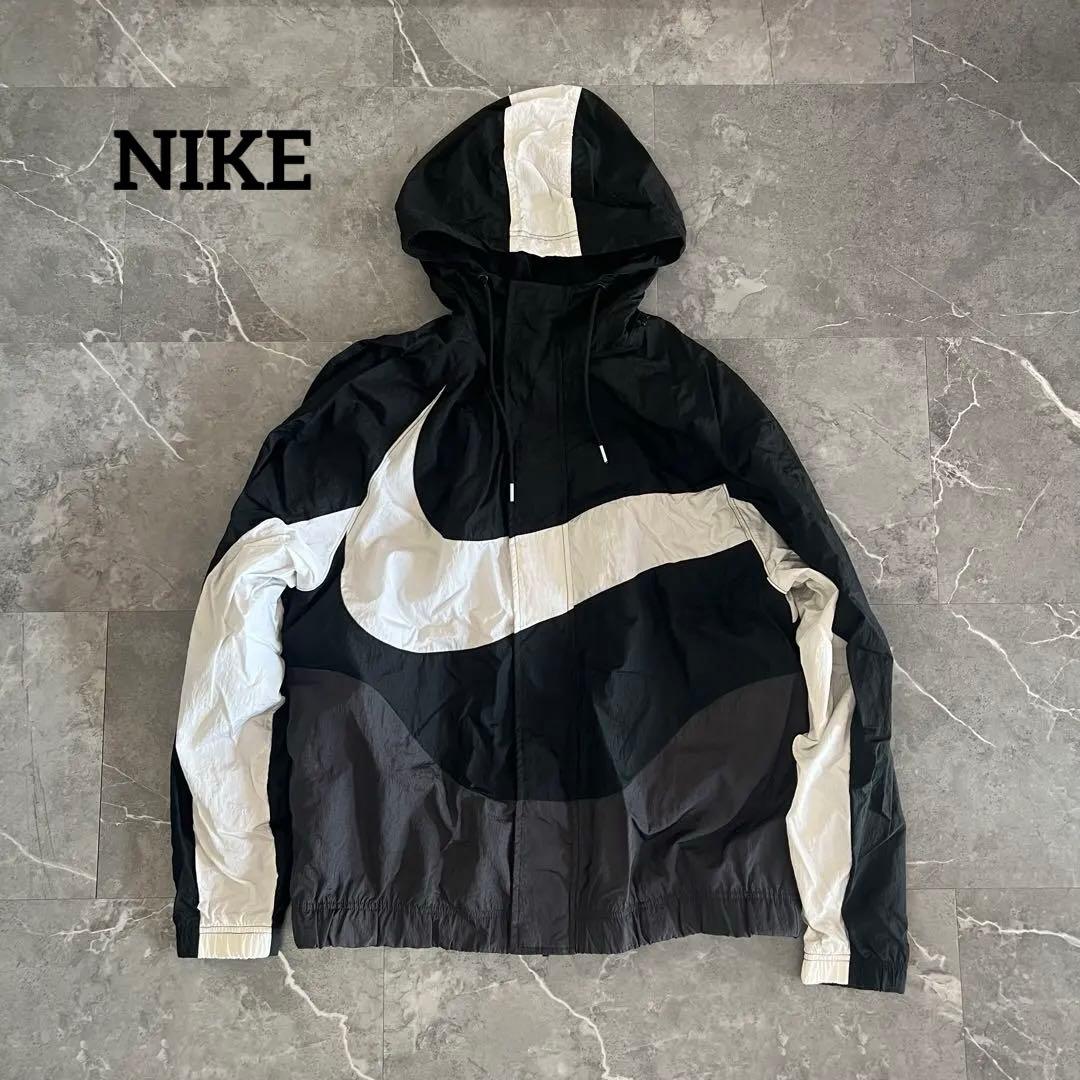 NIKE TM ビッグスウォッシュ　ナイロンジャケット　ストリート　ブルゾン