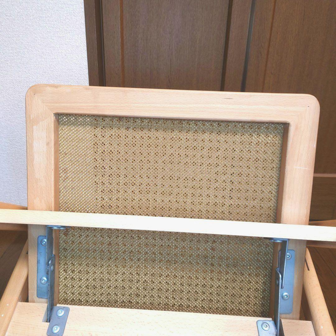 今治ラタン　チェア　木製　折りたたみ椅子　北欧風　韓国風　折りたたみチェア