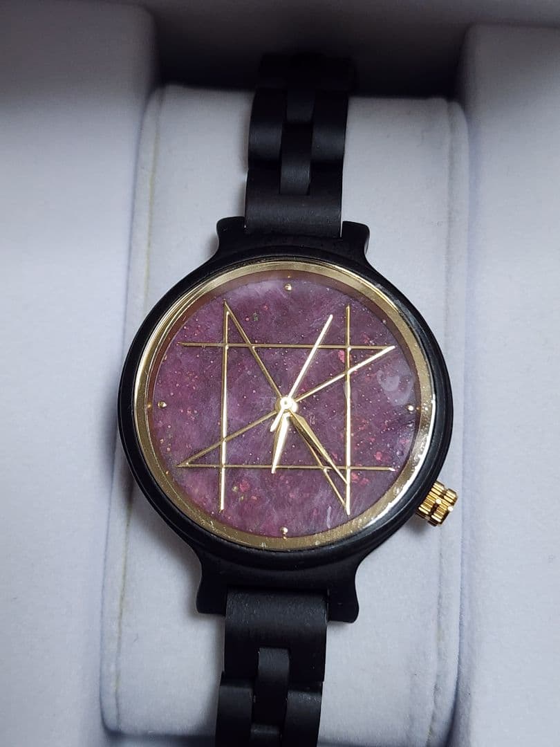 NOZ　天然木クォーツモデル　ルビー×エボニー36mm