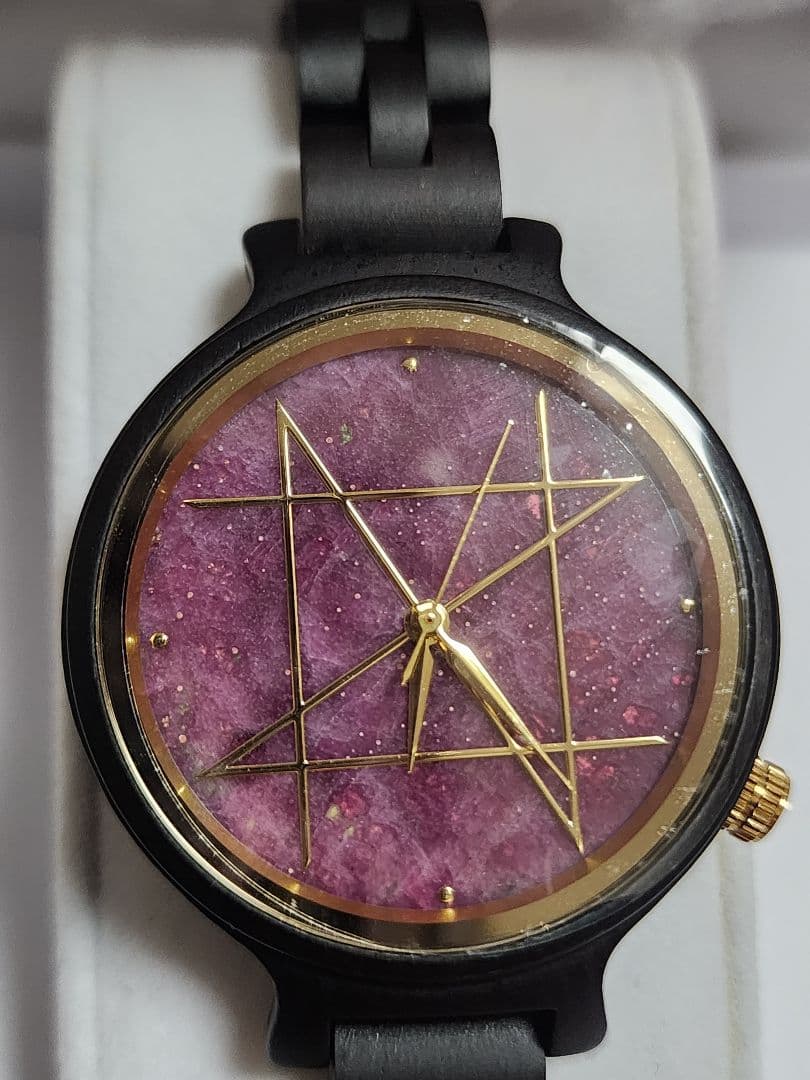 NOZ　天然木クォーツモデル　ルビー×エボニー36mm